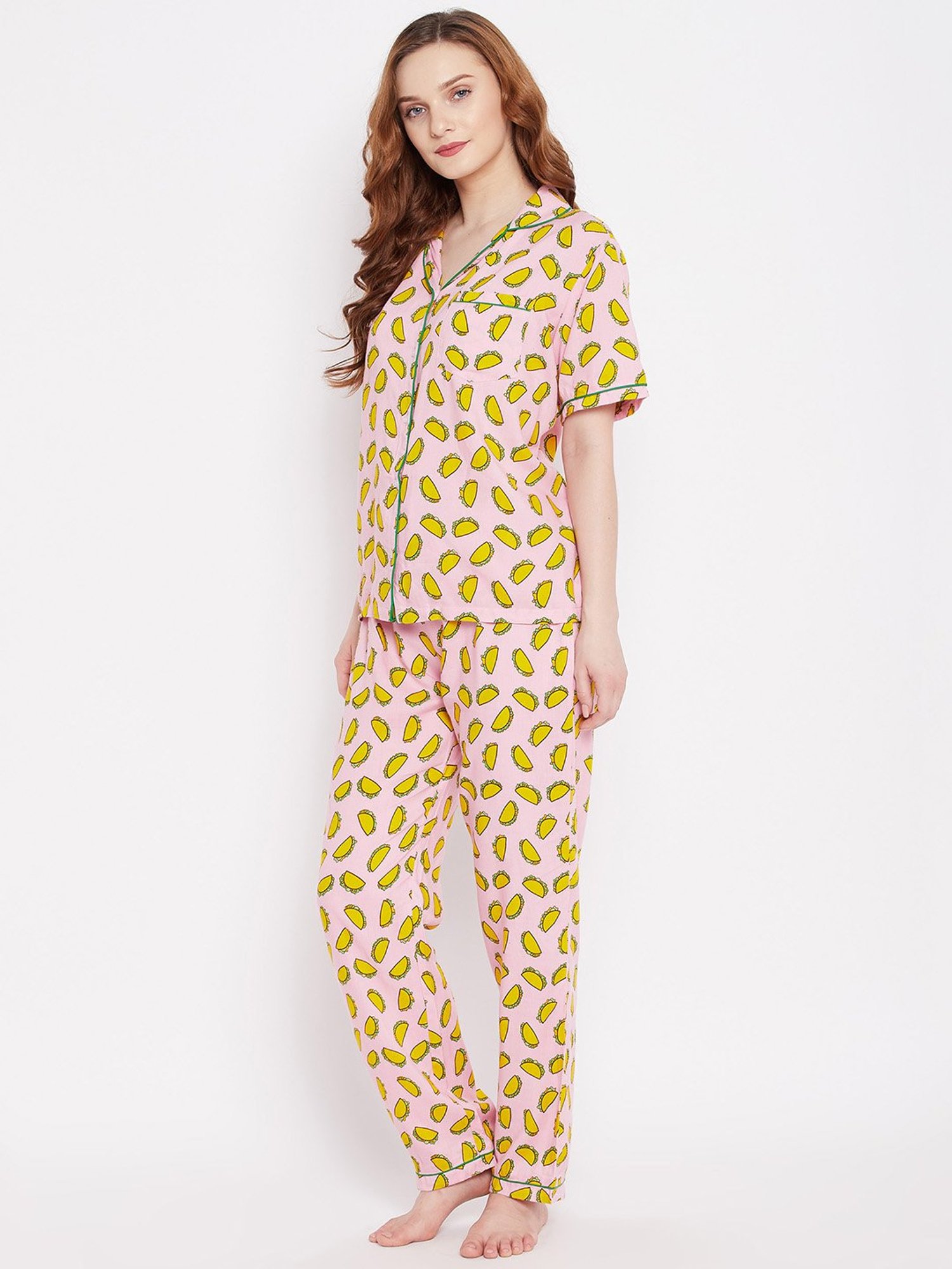 Uptownie Lite Women's Printed Cotton Nightsuit Set