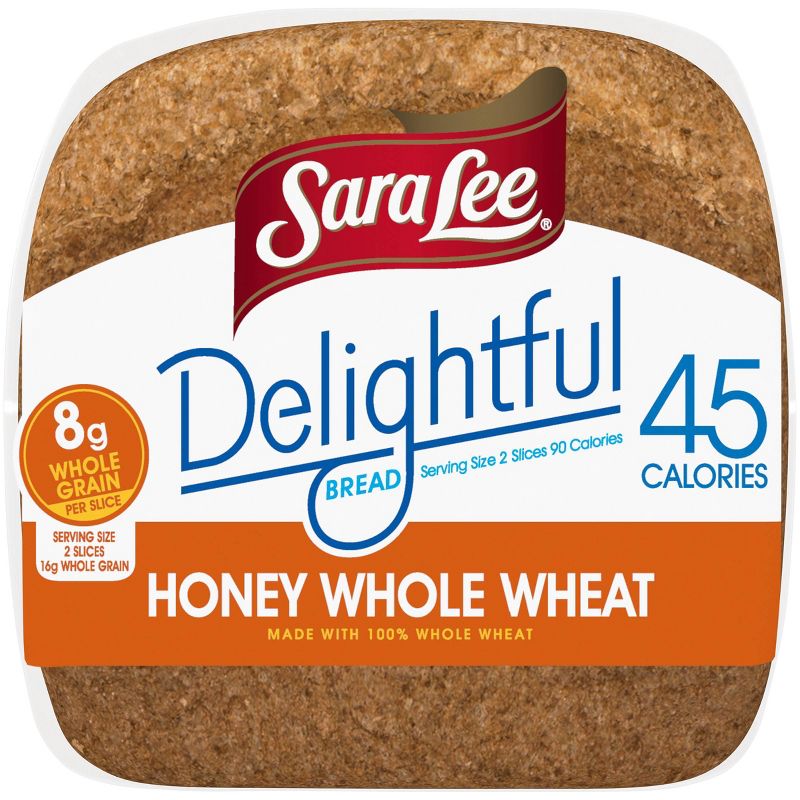 Sara Lee Delghtful 100% Whole Wheat with Honey Bread - 20oz
