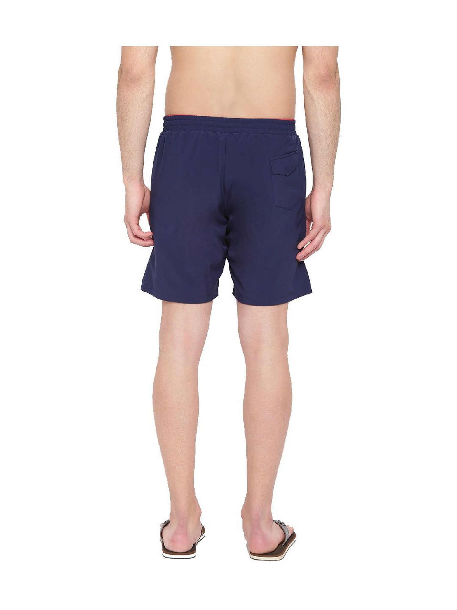 IO Navy & Red Reversible Comfort Fit Shorts