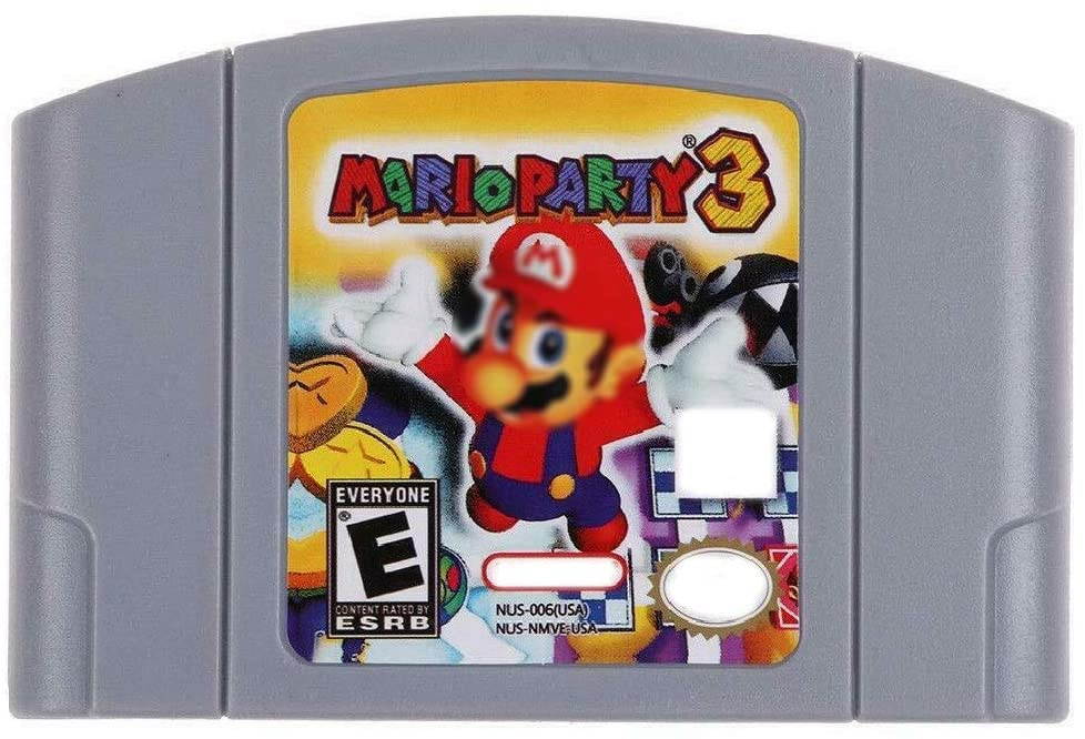 Game Cartridge Card for Nintendo 64 Mario Party 3 N64 US Version