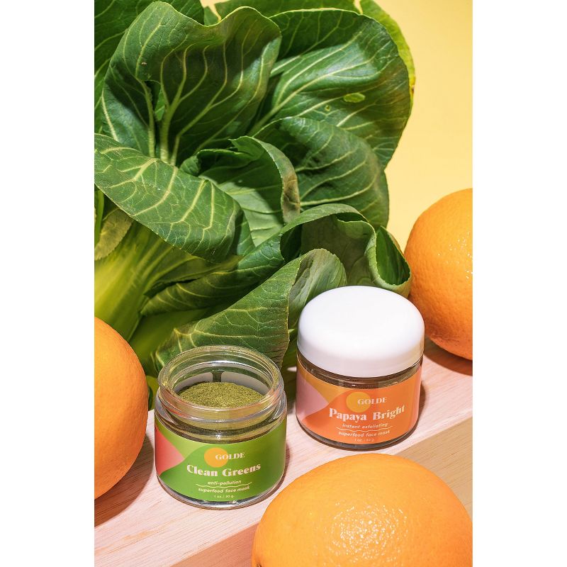 Golde Clean Greens Superfood Face Mask - 1oz