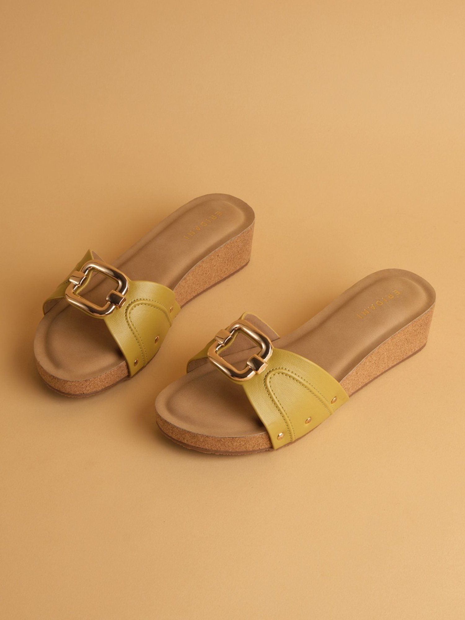 Eridani Women's Bianca Olive Wedges