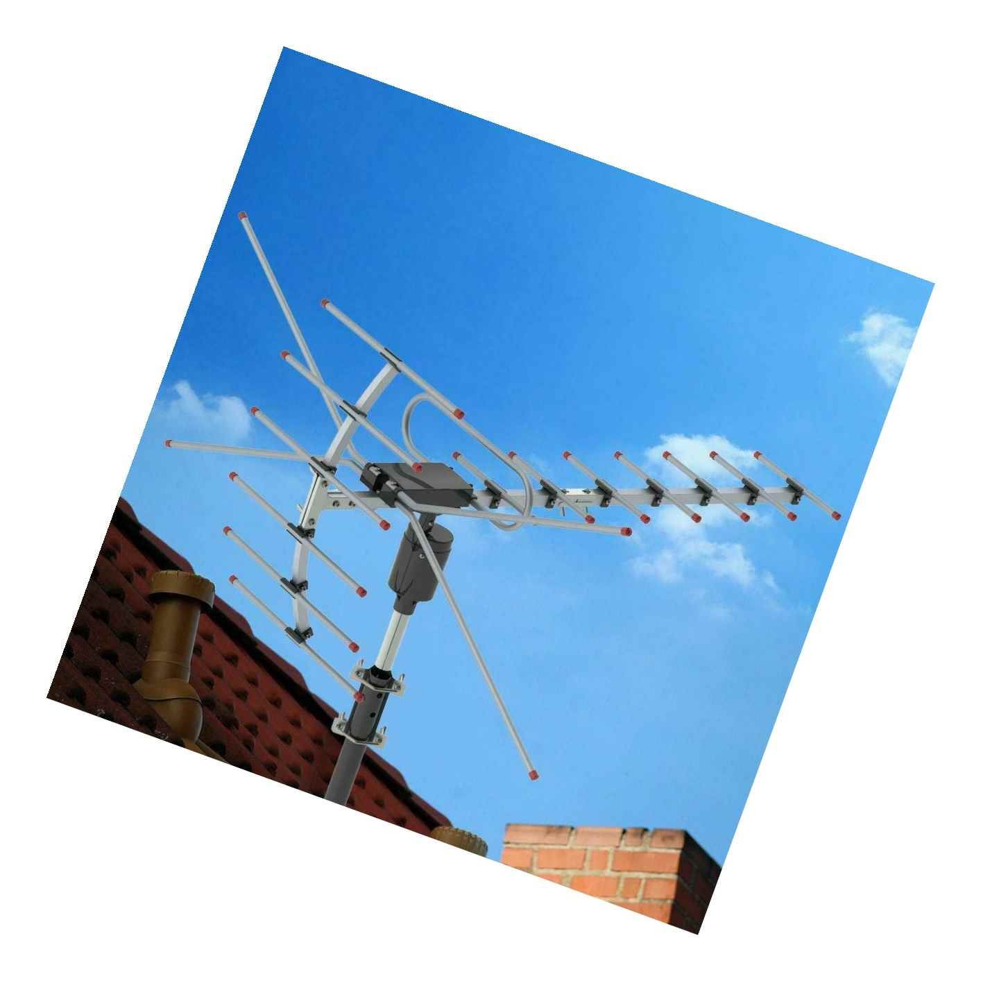 200Mile 1080P Outdoor Amplified TV Antenna Digital Signal HD Install-free UHFVHF