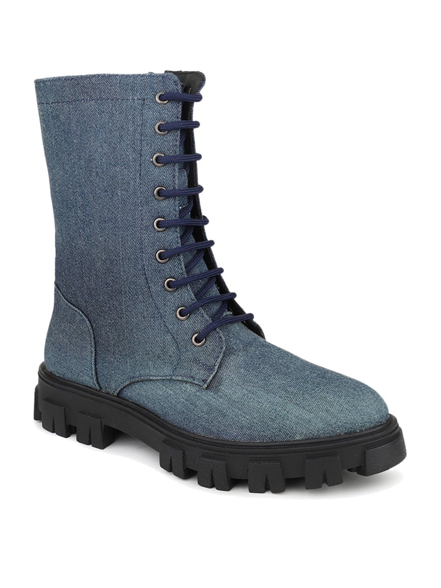 Inc.5 Women's Navy Derby Boots