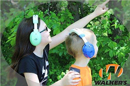 Walkers Game Ear GWP-YAM-G Youth Active Muff (Green)