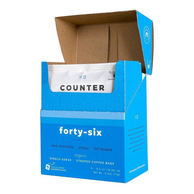 Counter Culture Forty Six Dark Roast Coffee Single Serve - 5ct