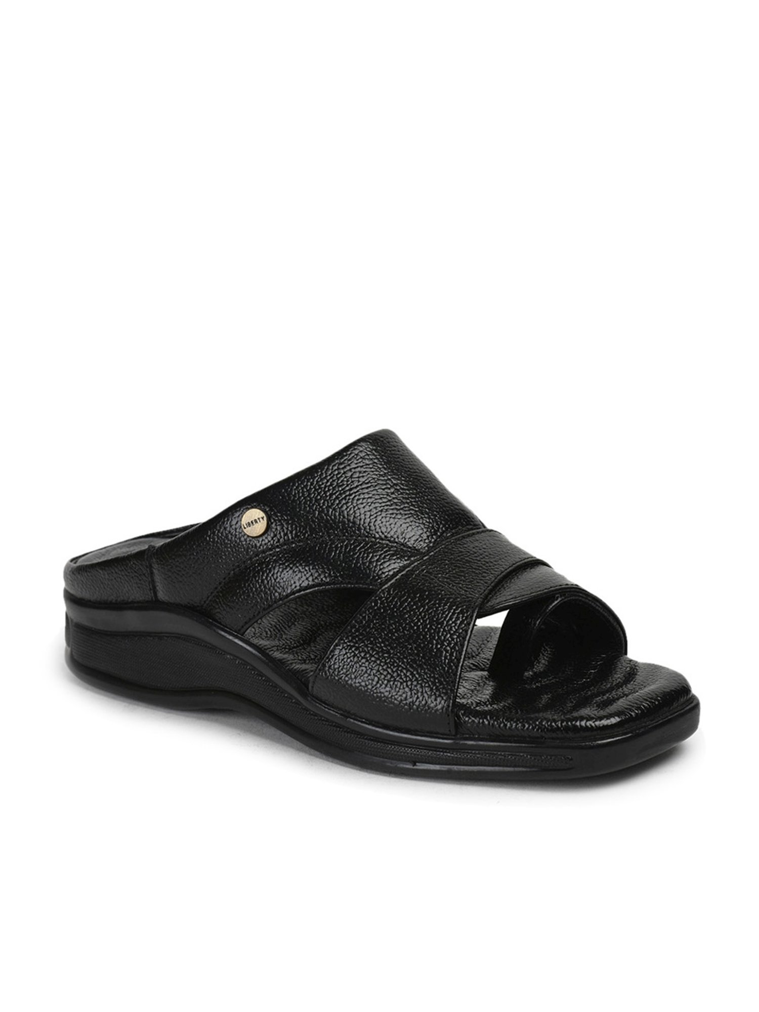 Healers by Liberty Men's Black Toe Ring Sandals