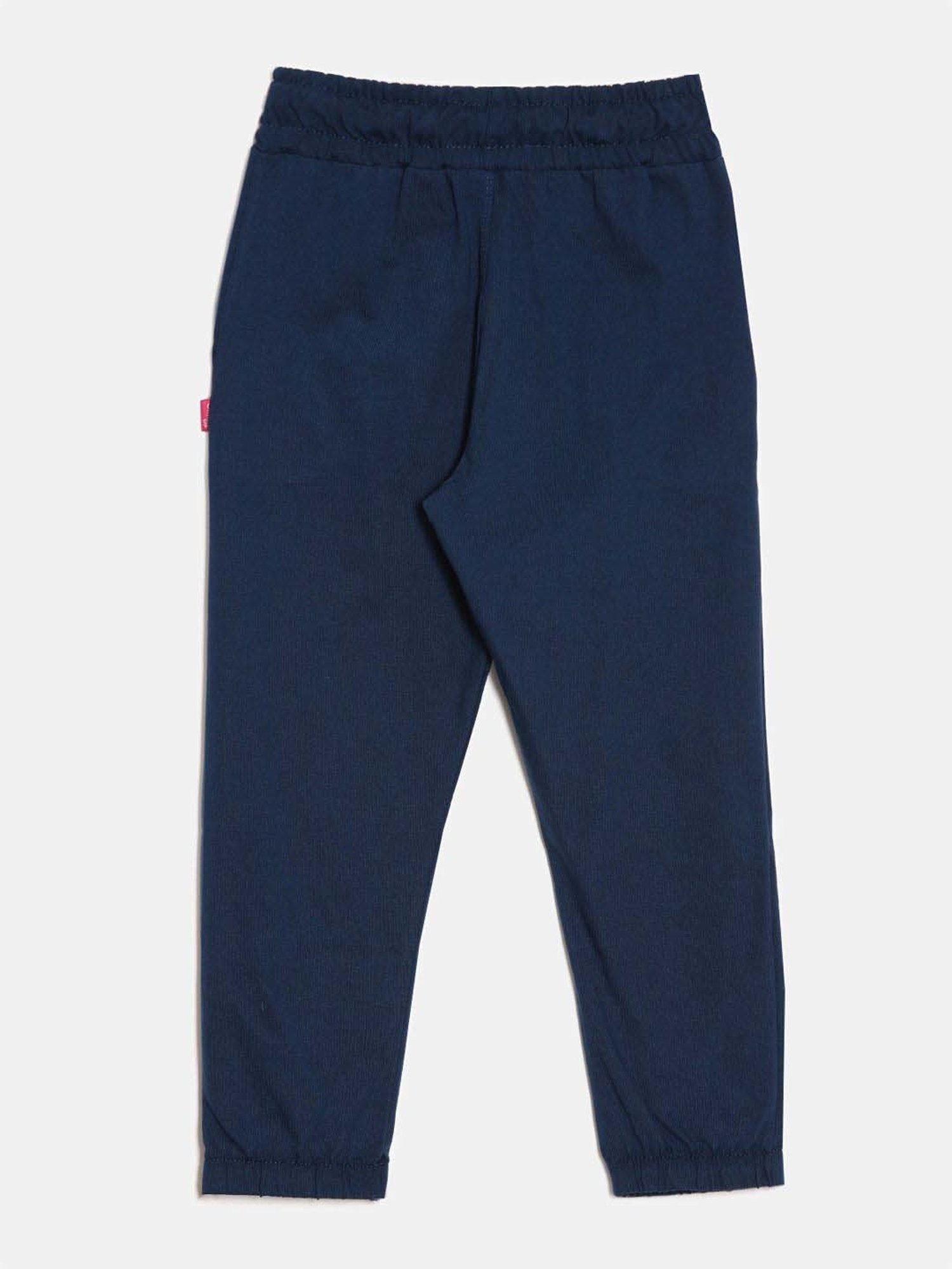 Dixcy Slimz Kids Navy & Pink Cotton Printed Joggers