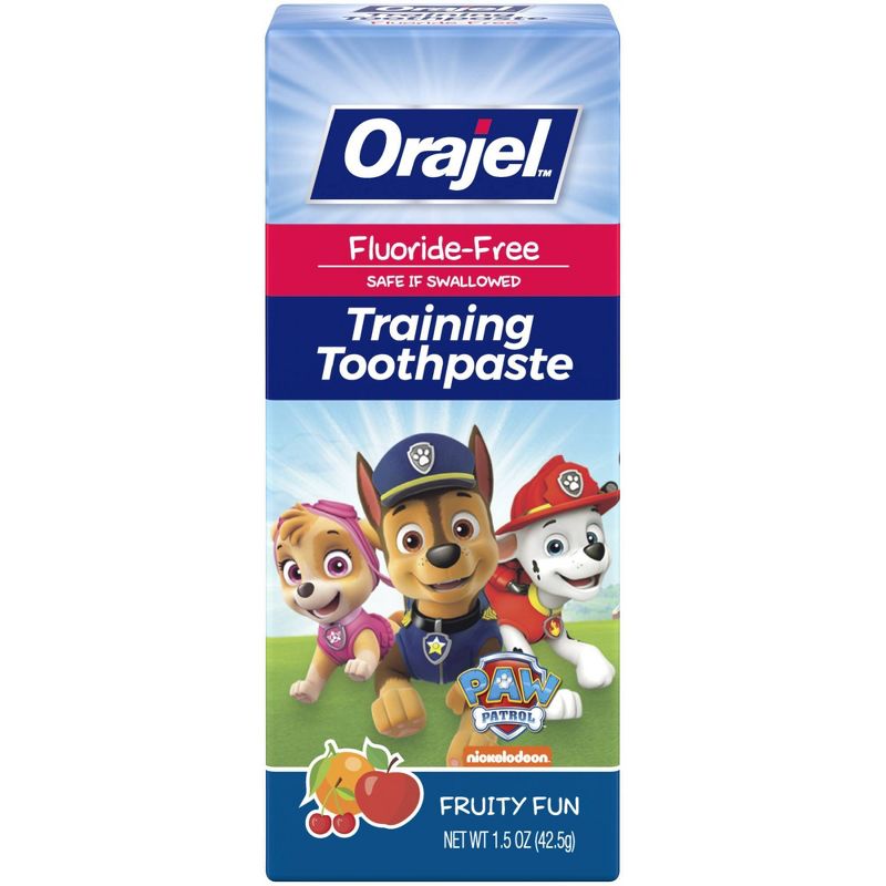 Orajel PAW Patrol Fluoride-Free Training Toothpaste Fruity Fun - 1.5oz