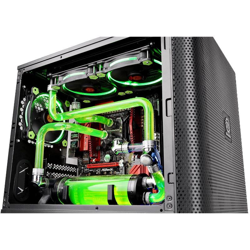 Fractal Design Node 202 Computer Case - Black - 2 x Bay - 1 x 450 W - Power Supply Installed - Mini ITX Motherboard Supported - 7.72 lb