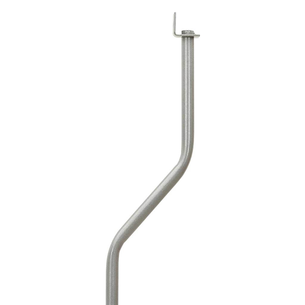 vidaXL Universal Speaker Stand Silver 2 pcs