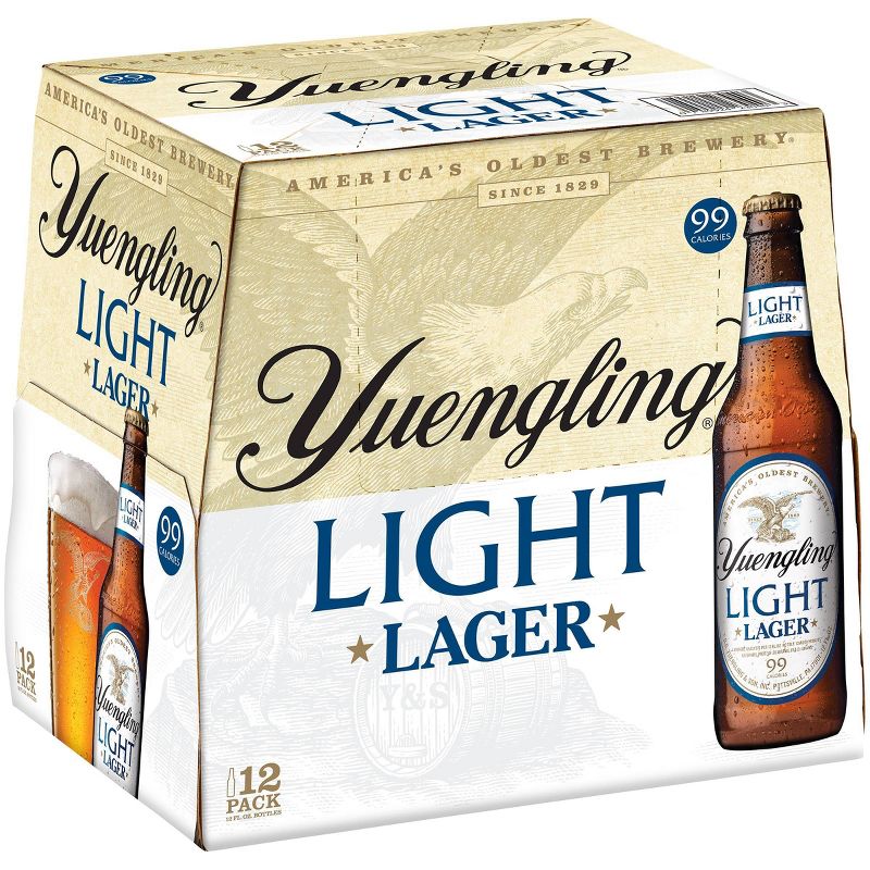 Yuengling Light Lager Beer - 12pk/12 fl oz Bottles