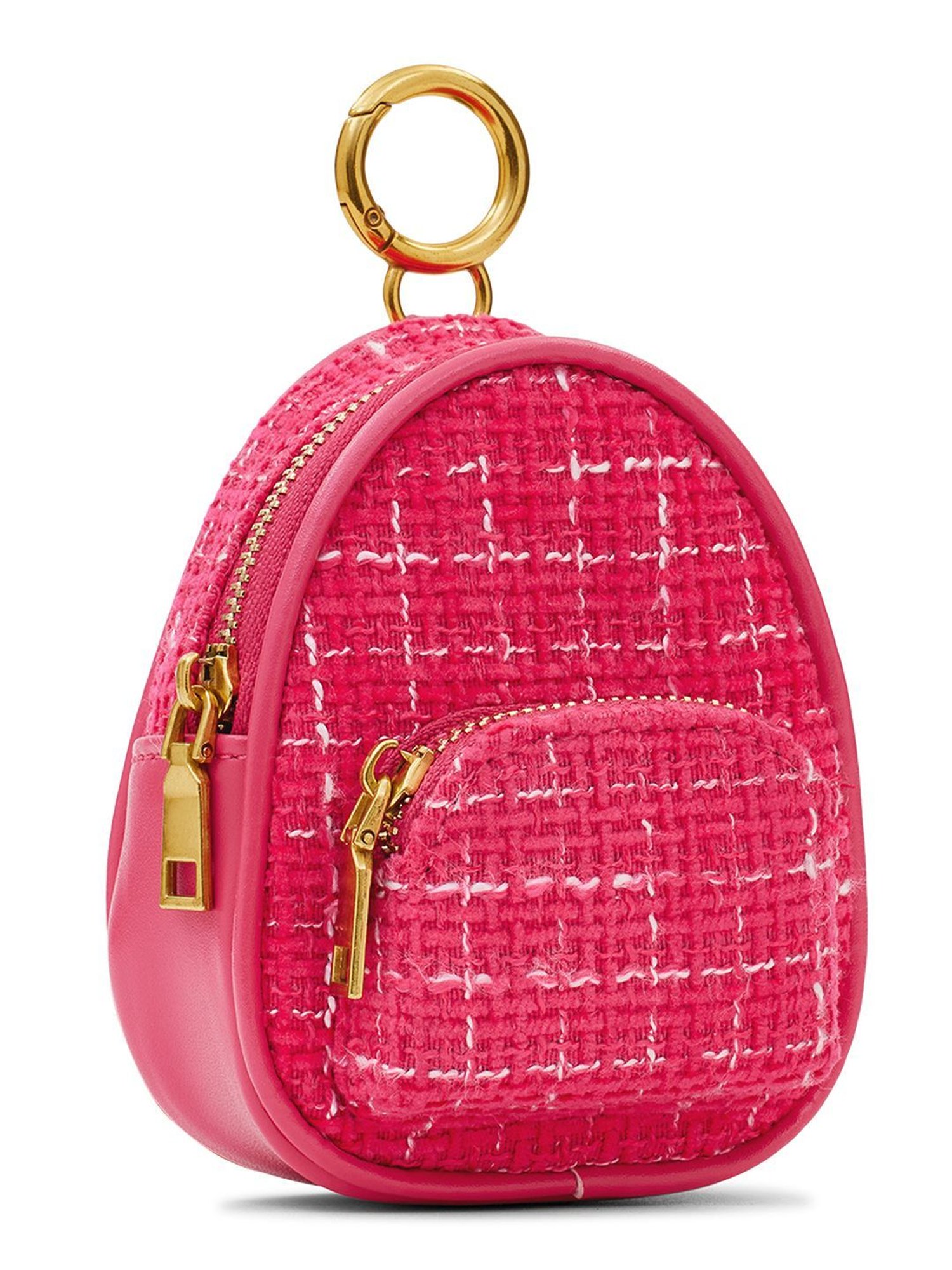 Miraggio Beth Pink Small Textured Coin Pouch