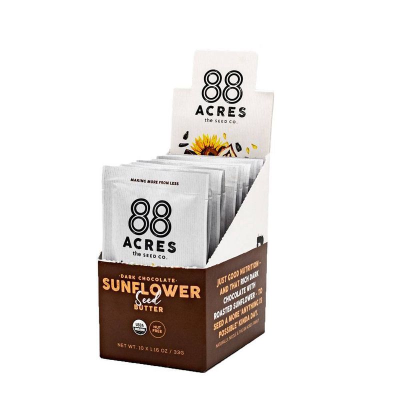 88 Acres Dark Chocolate Sunflower Seed Butter Pouch - 1.16oz