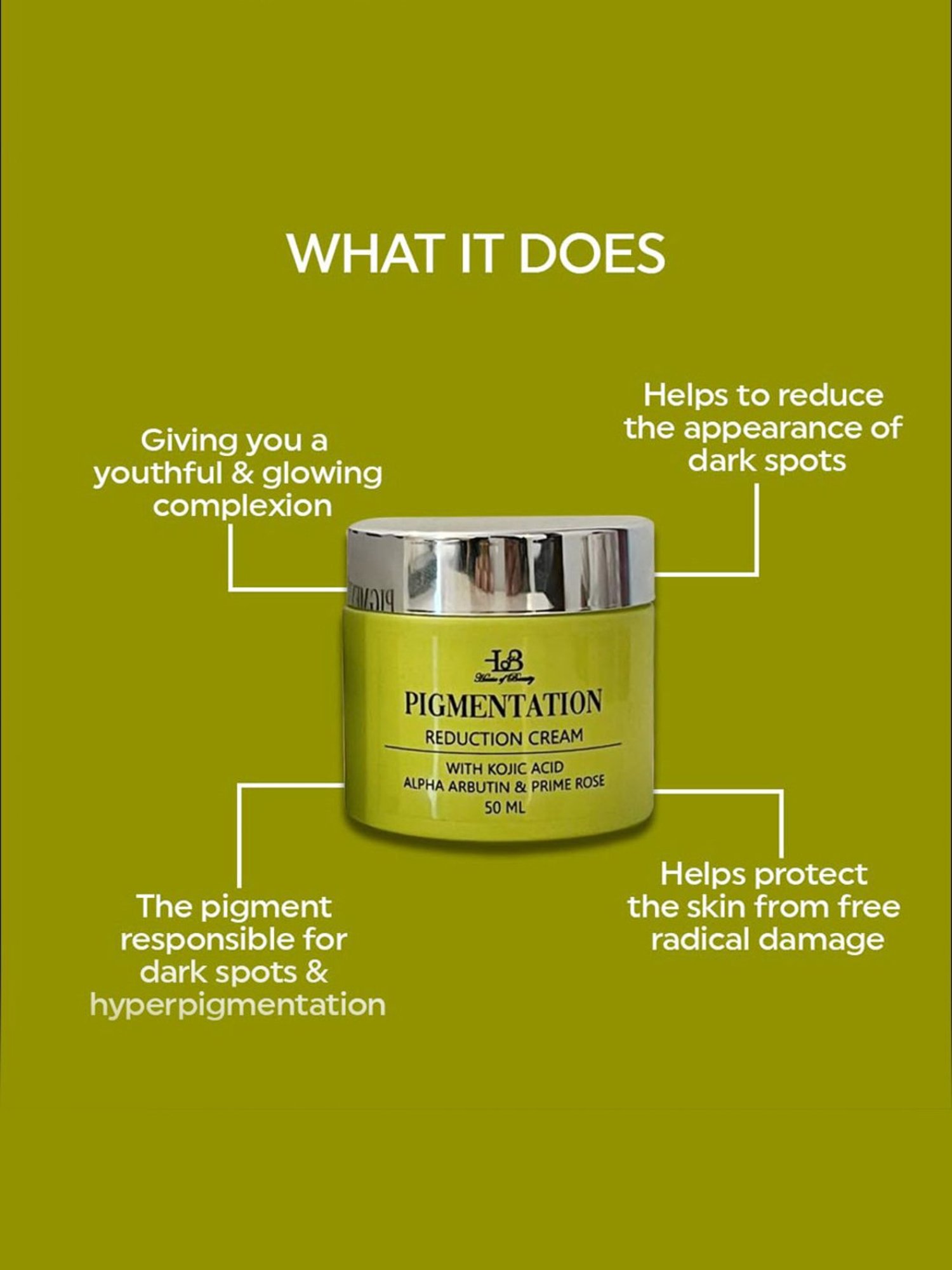 House of Beauty Pigmentation Reduction Cream - 50 ml