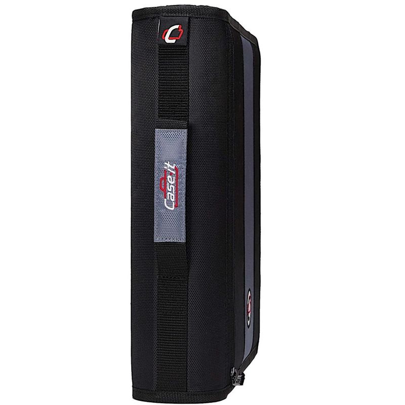 Case It Case-it Classic 2 3-Ring Zipper Binder, Black D-251