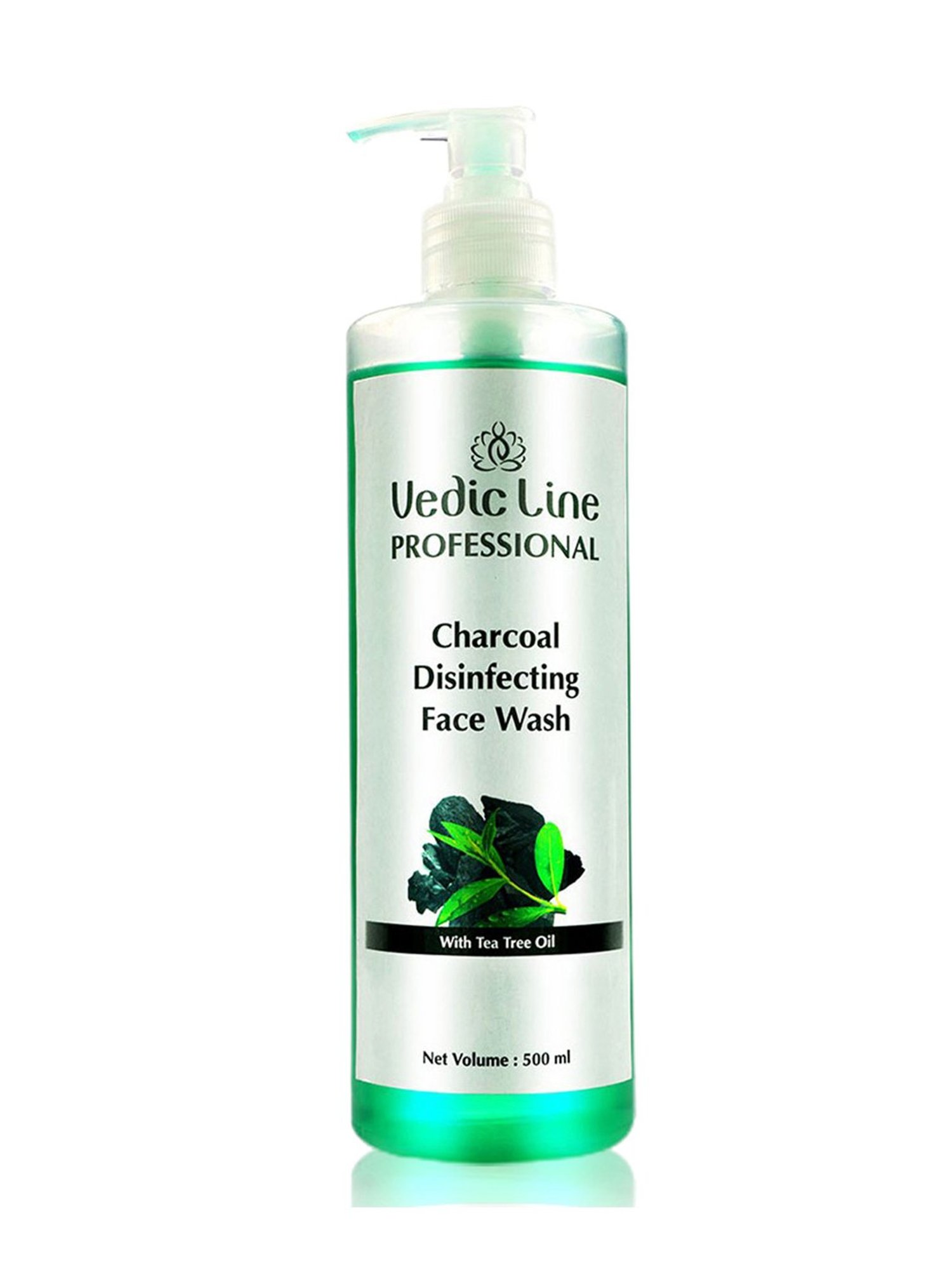 VEDIC LINE Charcoal Disinfecting Face Wash - 500 ml