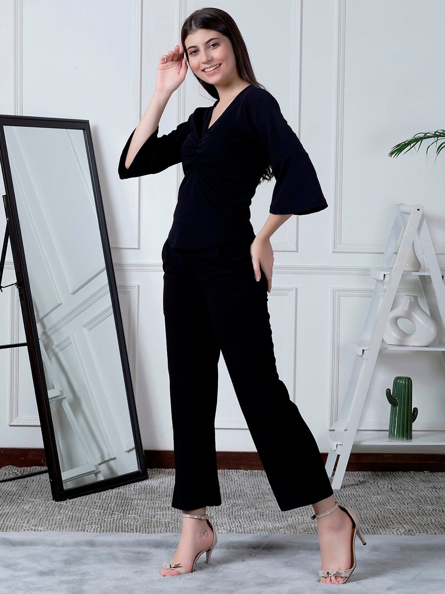 NEUDIS Black Maxi Co-Ord Set