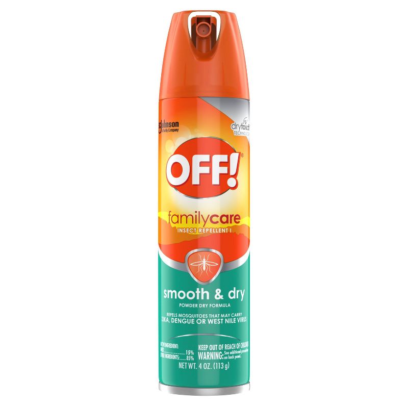 OFF! 4oz Familycare Smooth & Dry Aerosol Repellant