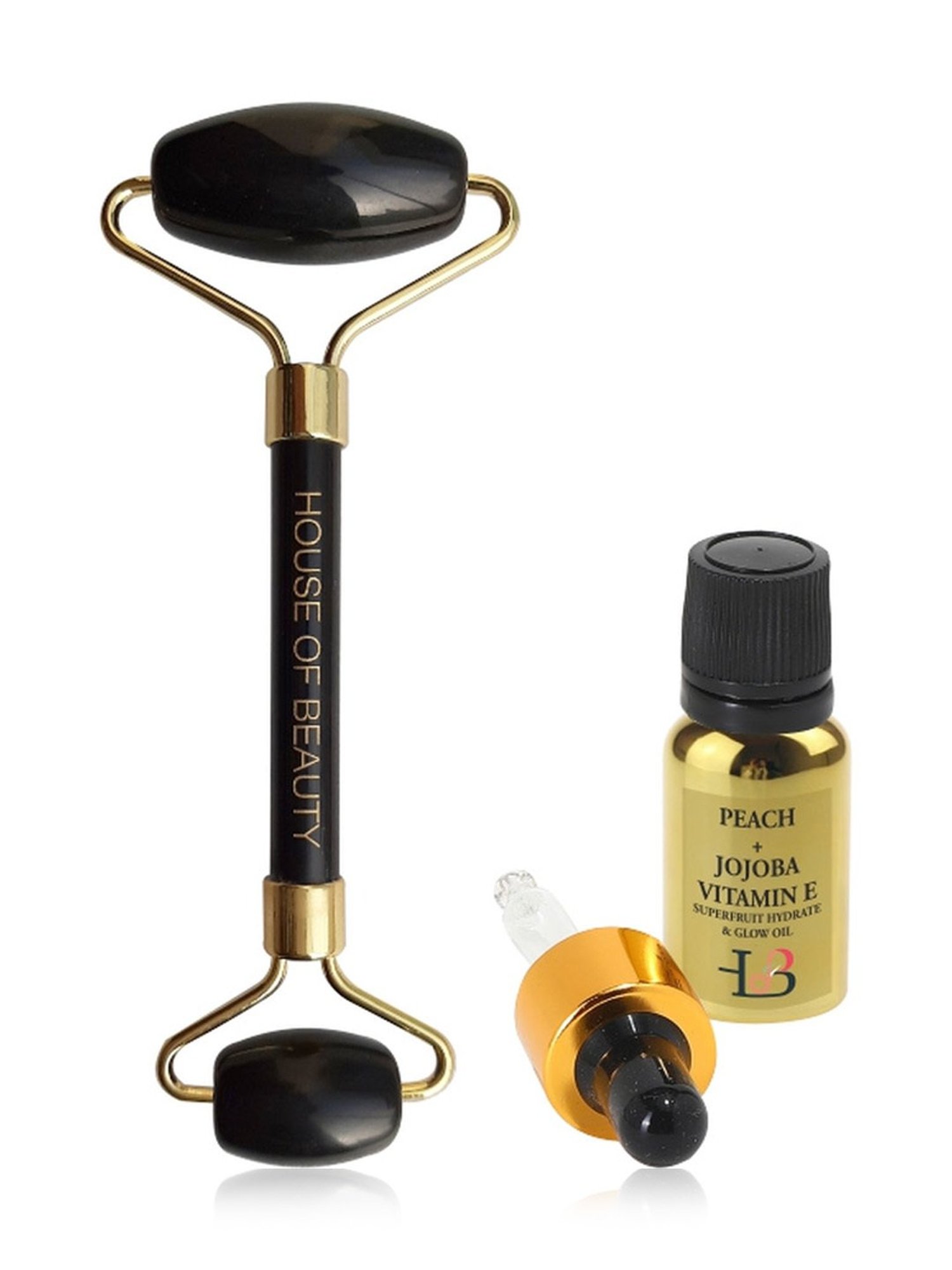 House of Beauty Black Obsidian Roller