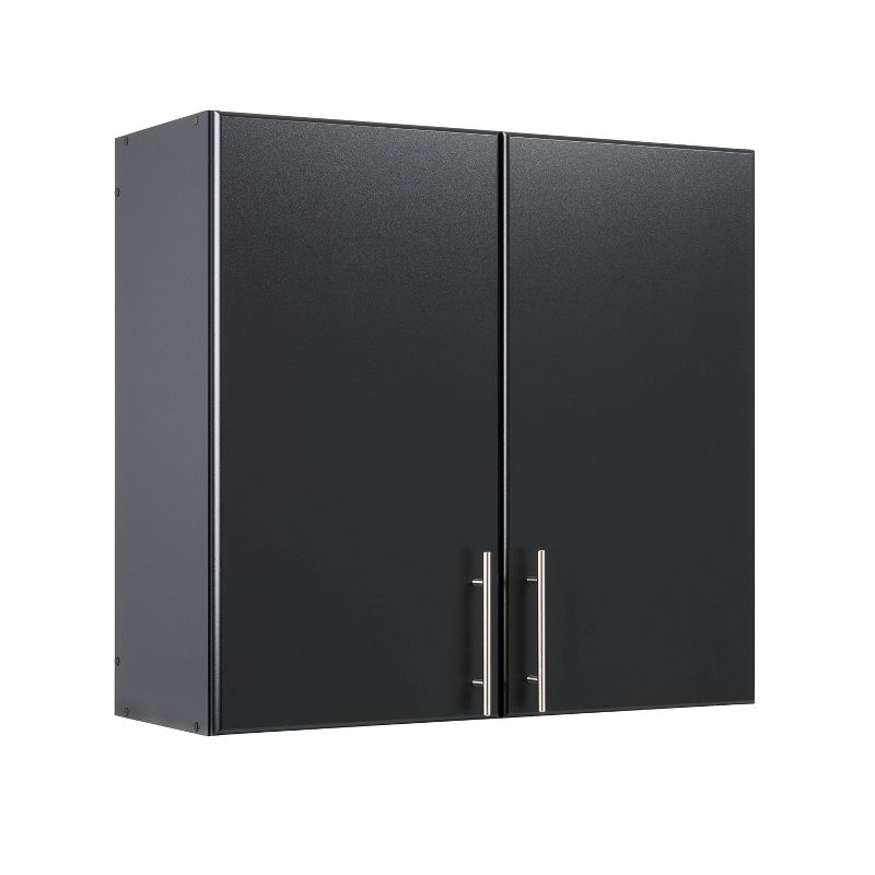 112" Elite with 9 Storage Cabinet Set Black - Prepac