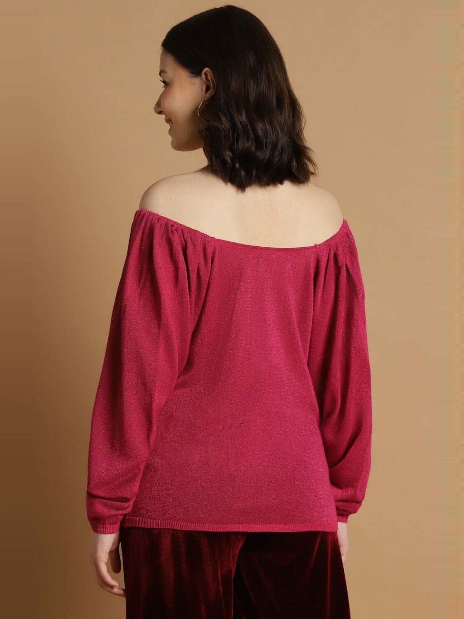 Allen Solly Pink Regular Fit Top