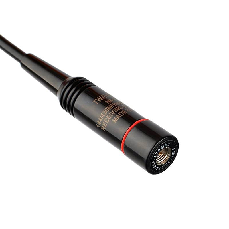 Male Antenna Dual Band 2m70cm Whip Handheld Radio Antenna Portable Replacement for YAESUVertex VX110 VX130132 TYT TH2R THF5 THF8 Baofeng BF UV3R