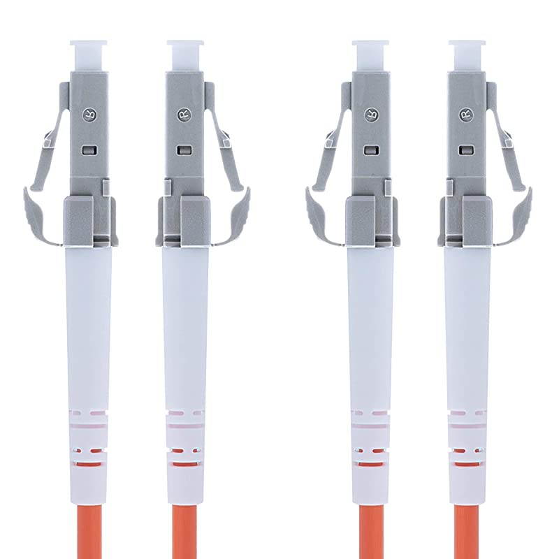 LC to LC Fiber Patch Cable Multimode Duplex 1m 328ft 50125um OM2  PureOptics Cable Series