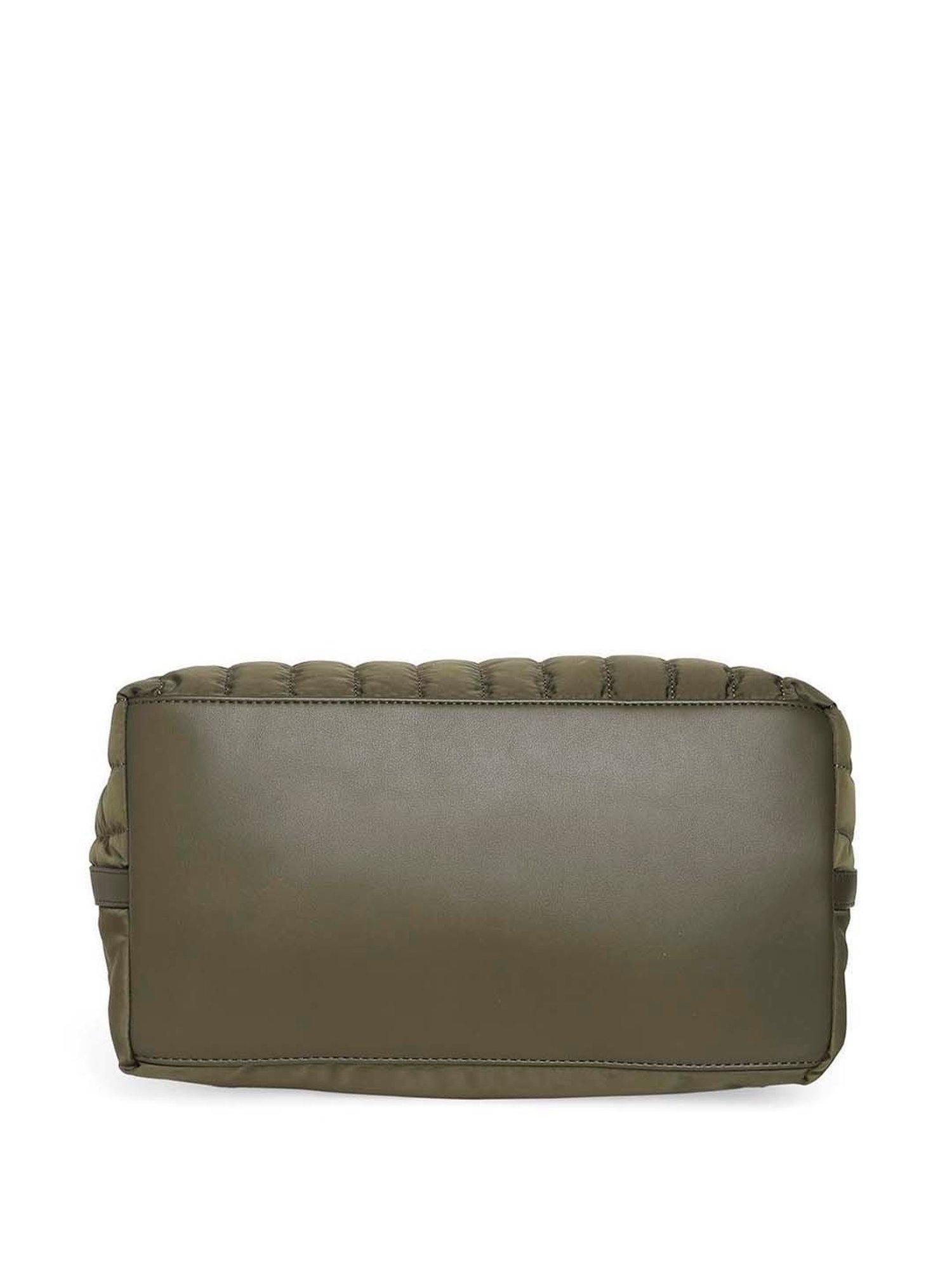 Marina Galanti Olive Quilted Medium Bowler Bag