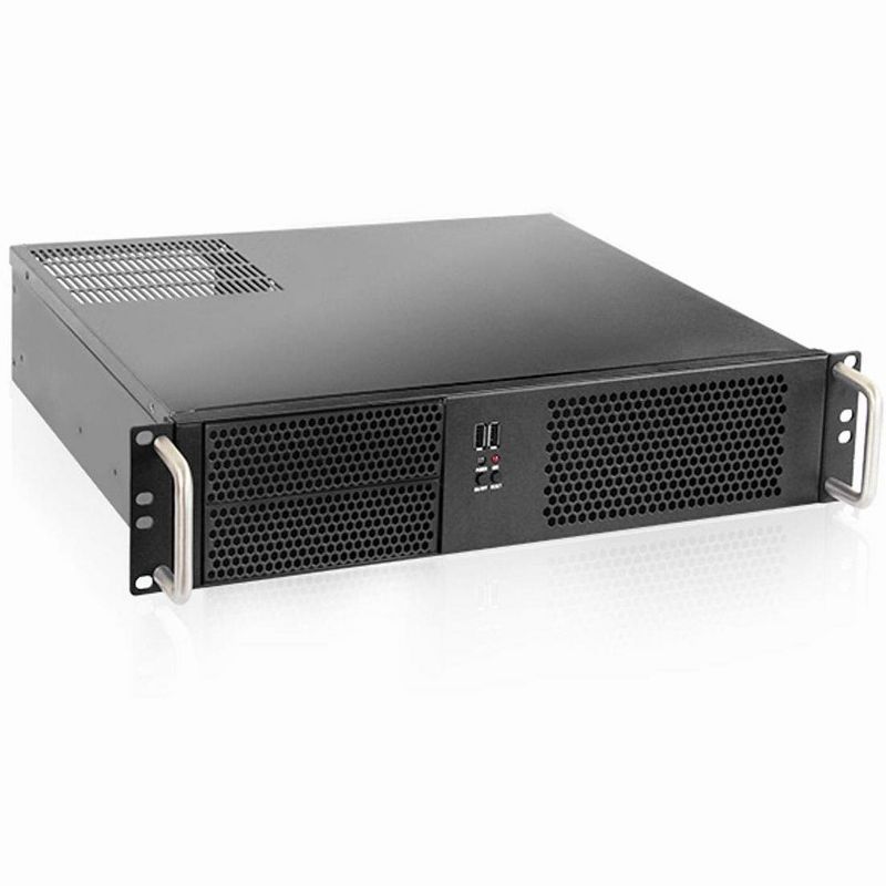 Monoprice 2U Compact Rackmount MicroATX/PS2 Case, 2x 5.25in