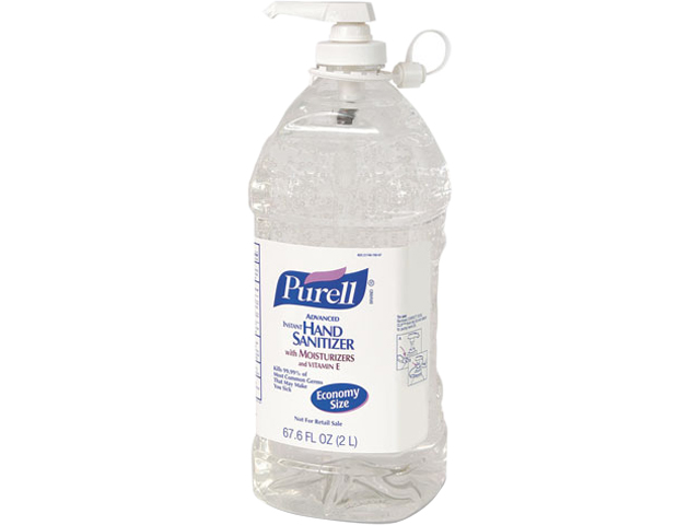 PURELL 9625-04 Instant Hand Sanitizer, 2-liter Bottle
