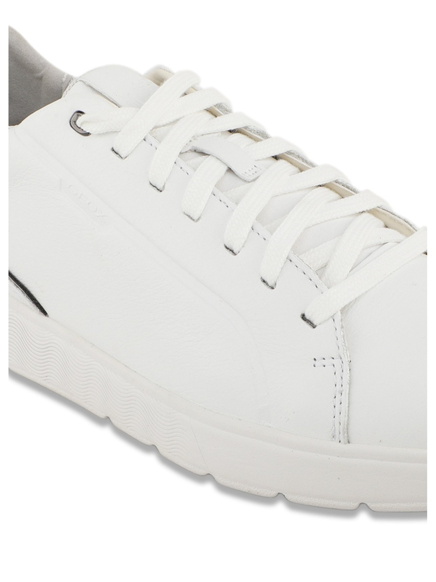 Geox Men's Off White Casual Sneakers