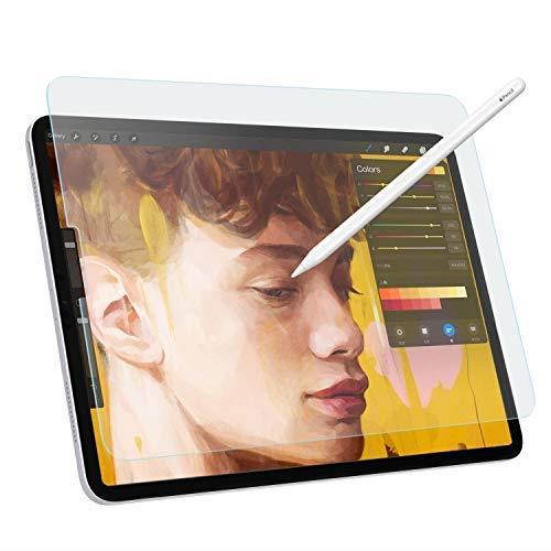MoKo Screen Protector Paper-Like Compatible iPad Pro 11" 2018, [Anti-Scratch] [Anti-Glare] Same Like Writing On Paper PET Film for iPad Pro 11 inch 2018 Tablet - Clear