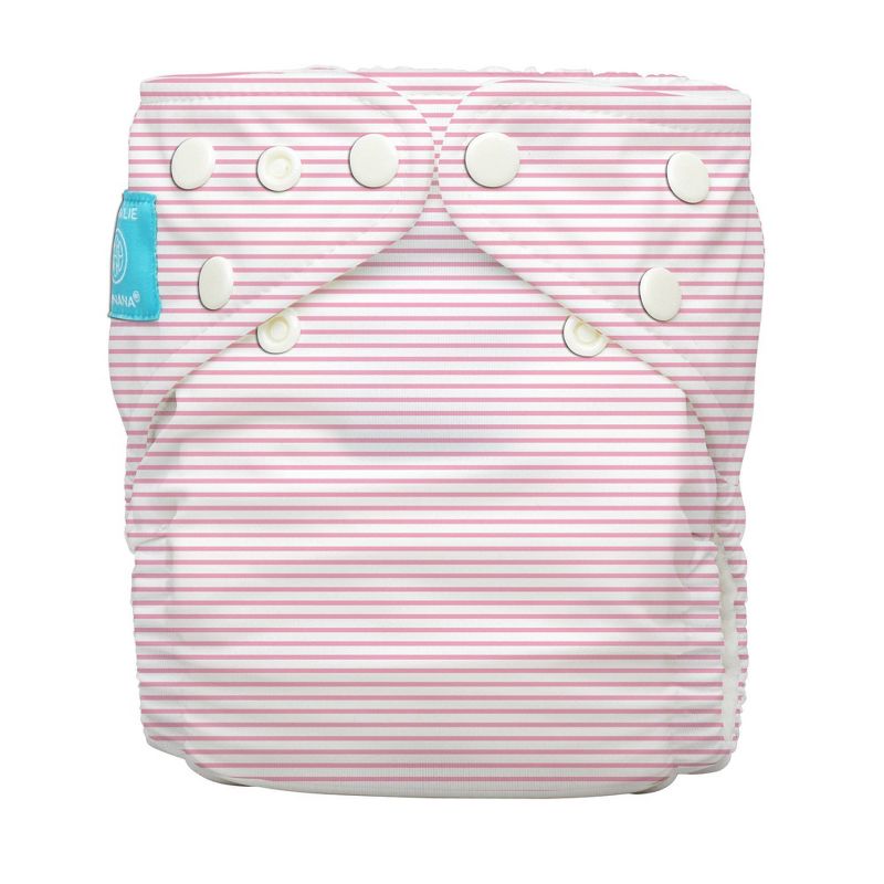Charlie Banana Reusable All-in-One Diaper - Pink Pencil Stripe