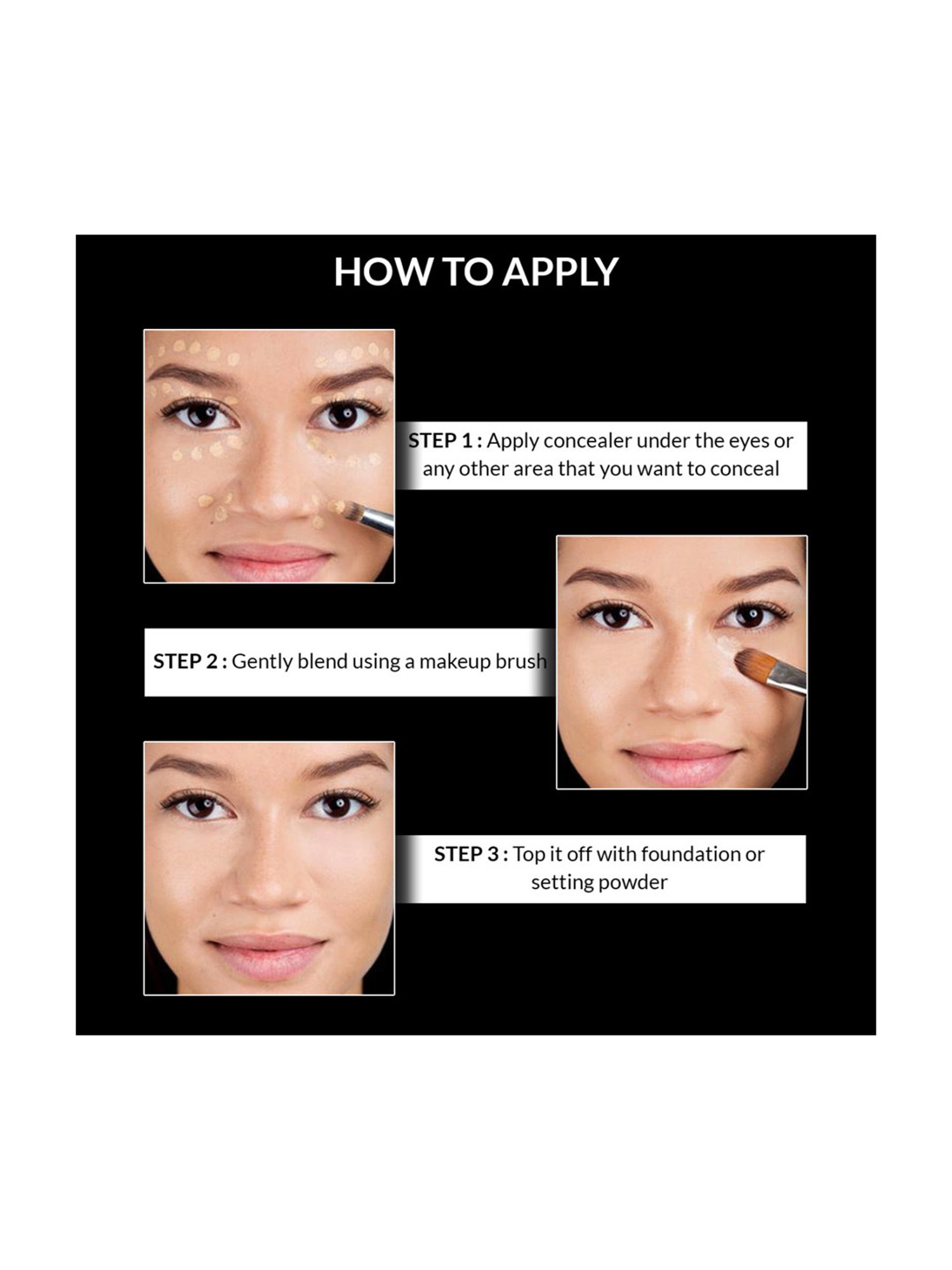 Stars Cosmetics Corrector Cream Concealer for Under Eye Dark Circles Orange - 5 gm