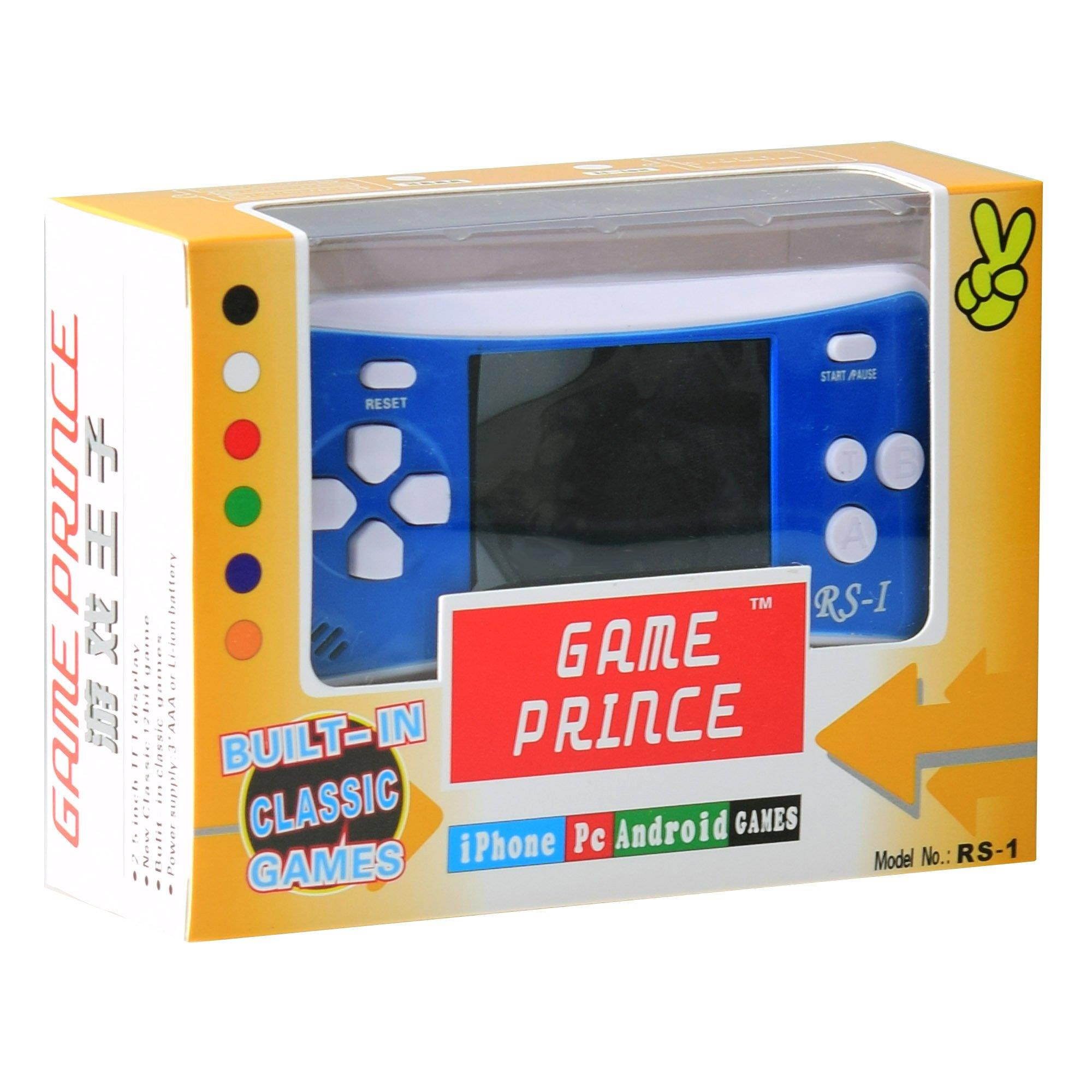 152 in 1 2.5" LCD Handheld Game Console Blue/White