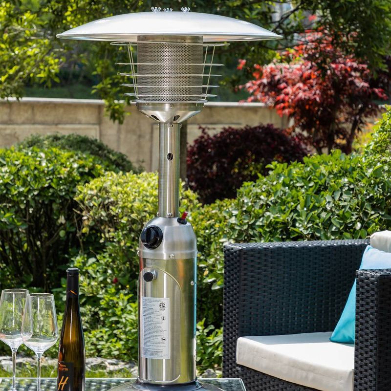 Tabletop Propane Patio Heater Stainless Steel 38" - Legacy Heating