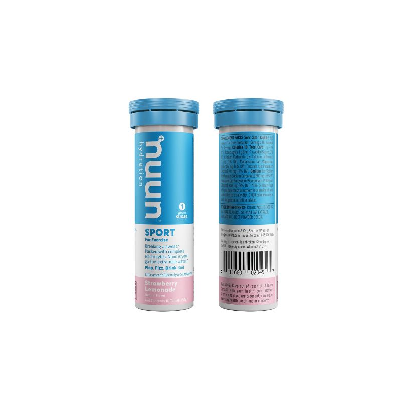Nuun Hydration Sport Drink Tabs - Strawberry Lemonade 10ct