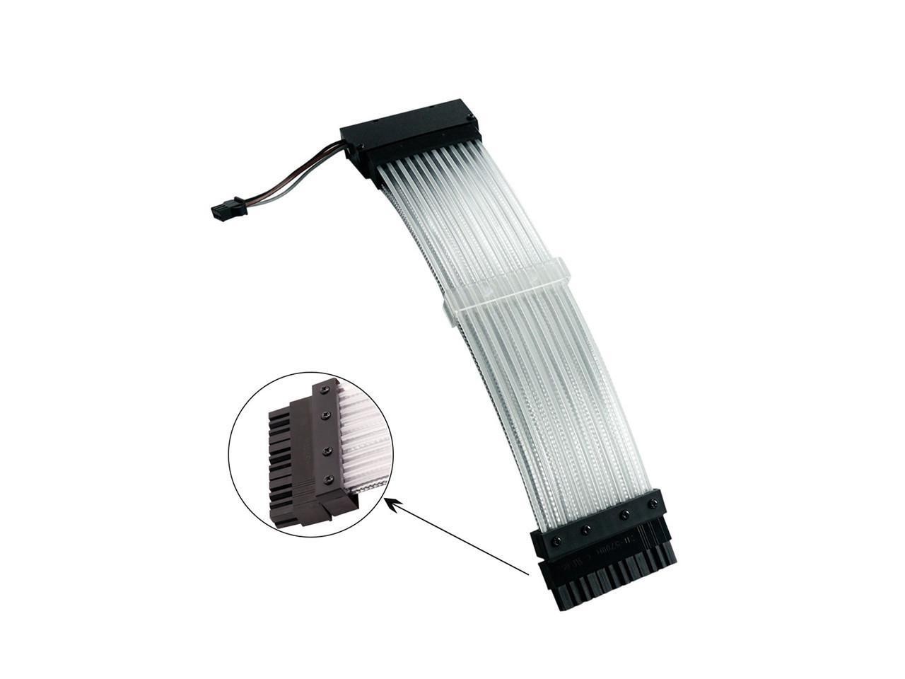 Extension Cable Power Supply Accessory Addressable RGB Light PC Case Sync 24 Pin