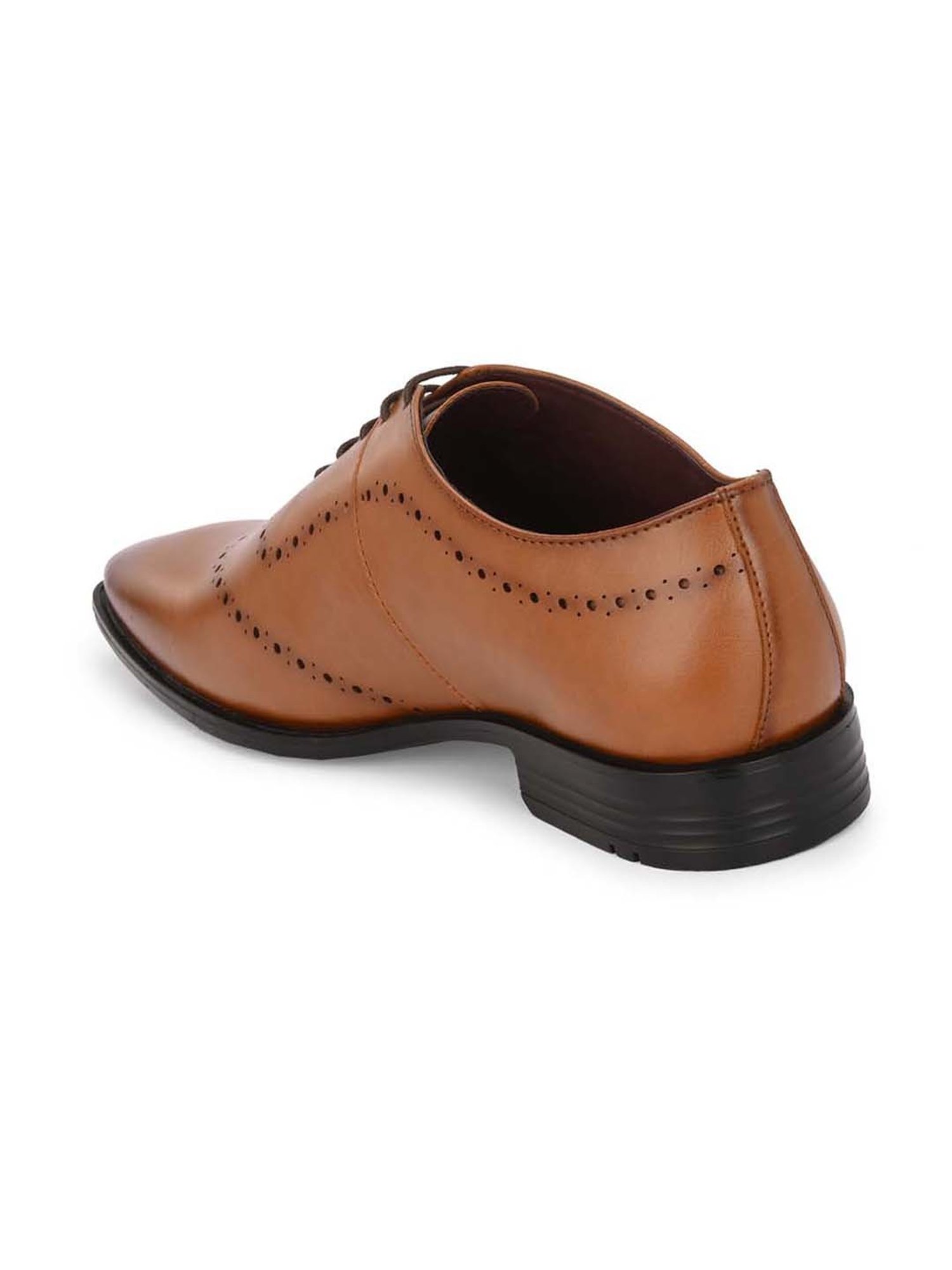 Alberto Torresi Men's Tan Oxford Shoes