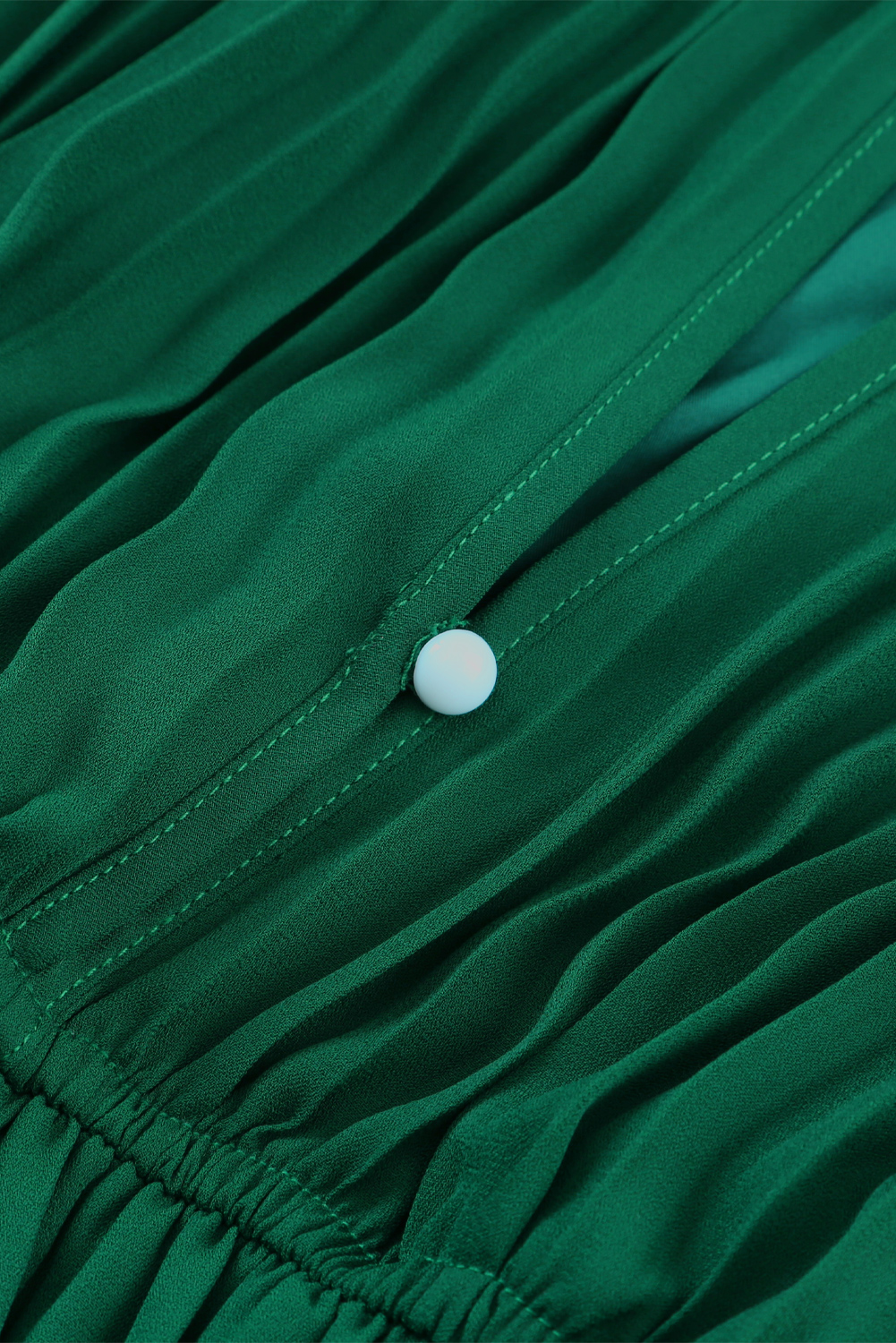 Rose Tan Solid Self Tied Straps Pleated Wide Leg Jumpsuit