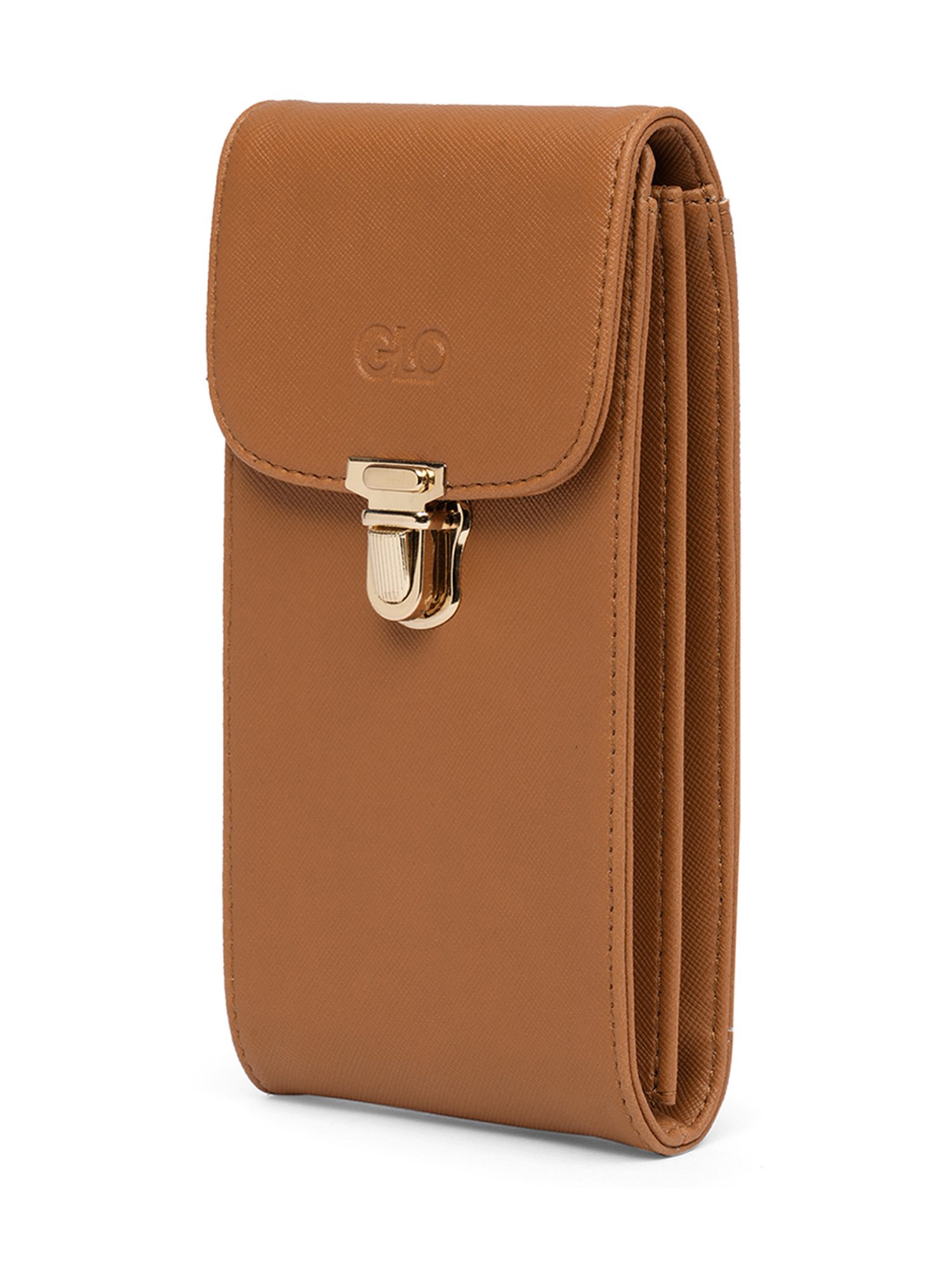 Glo By Globus Tan Medium Mobile Pouch