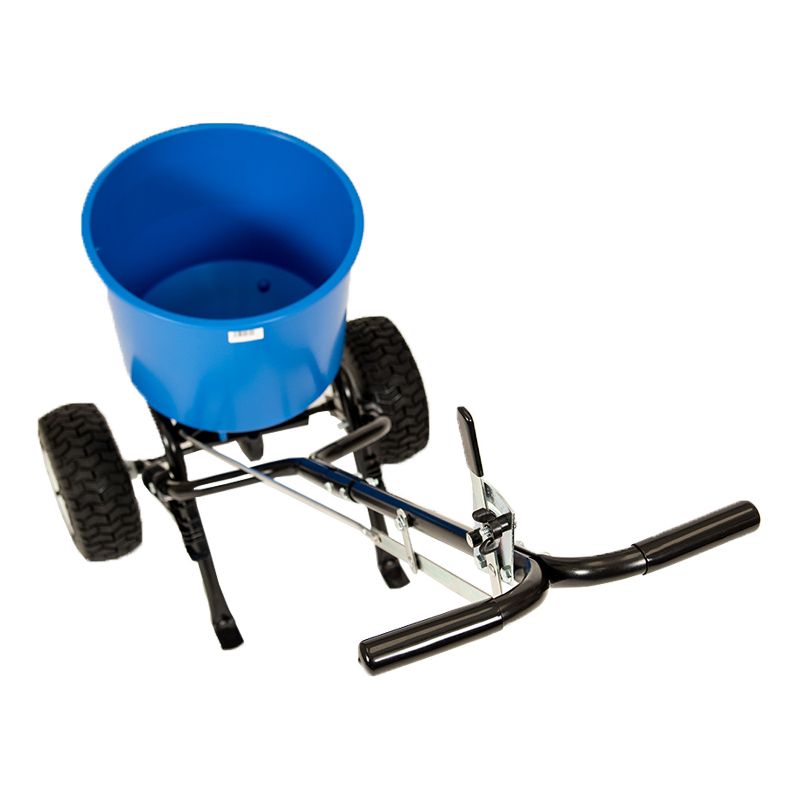 Earthway 2600A-PLUS-BC 40 Lb Capacity Medium Duty Commercial Garden Farm Lawn Automatic Seed Fertilizer Drop Spreader, Blue