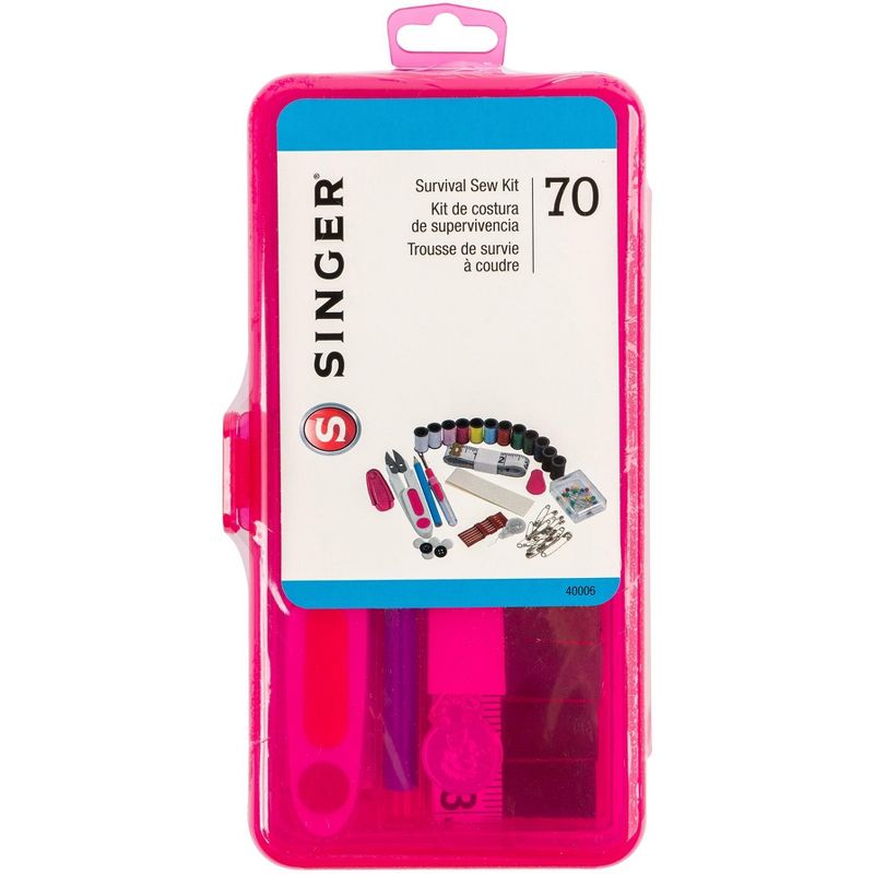 Singer Exclusive Survival Sew Kit 70/Pkg-Pink