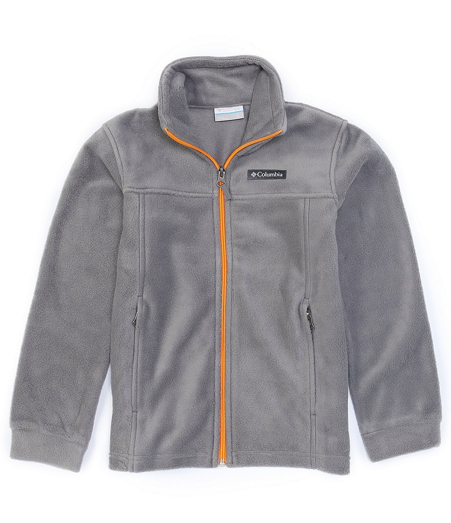 First Wave Big Boys 8-20 Brown Pleather Moto Jacket