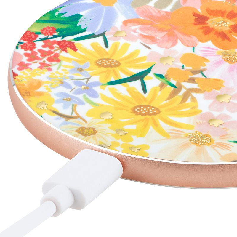 Rifle Paper CO - Wireless Charger - Charges all Qi-Enabled Devices - Universal - Marguerite