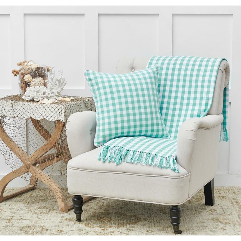 Avenie Citrus Fruits Blue Woven Throw Blanket - Deny Designs