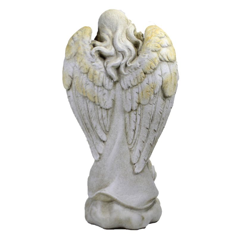 Home & Garden 12.0" Memorial Heart Angel Forever In Hearts Roman, Inc  -  Outdoor Sculptures And Statues