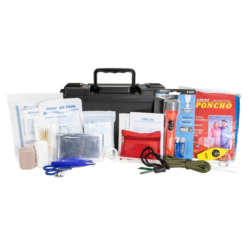 Life+Gear 150pc First Aid Survival Kit in Waterproof Case