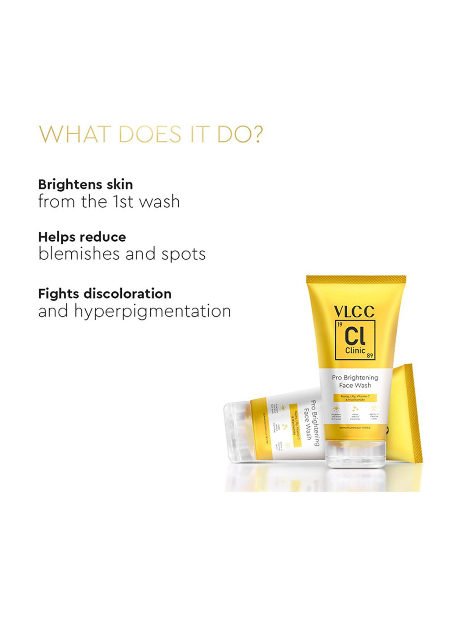 VLCC Clinic Pro Brightening Face wash - 150 ml